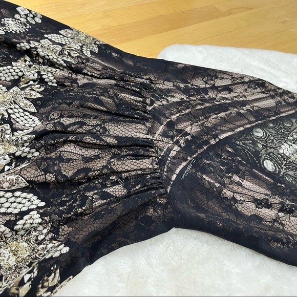 SOLD - Roberto Cavalli 100% Silk Print Dress - Picture 7 of 16